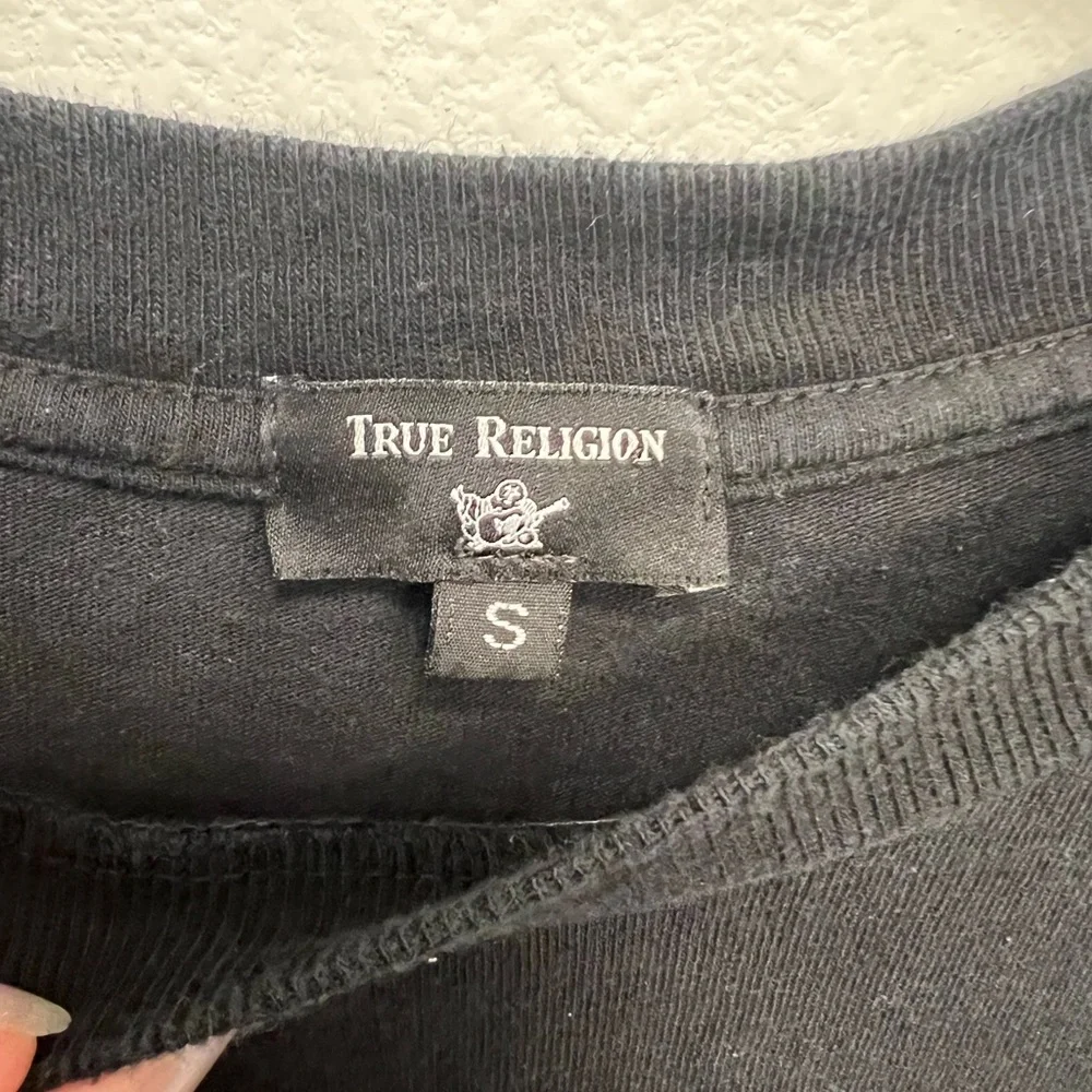 True Religion Black Long Sleeve Graphic Shirt “I’m On the Rise” Size Small